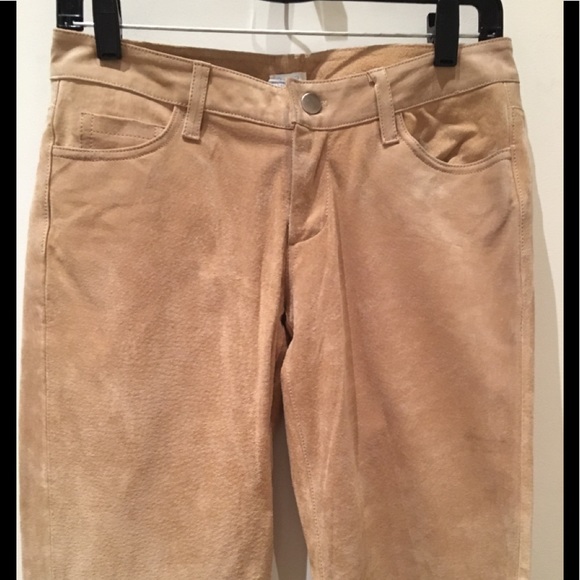 Aqua Suede Jeans - Picture 2 of 6